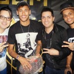 Neymar na casa noturna em Santos (Foto: Reprodu&ccedil;&atilde;o)