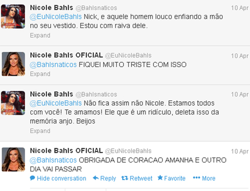 Polêmica do dia: o “ataque” de Gerald Thomas a Nicole Bahls foi brincadeira ou agressão?