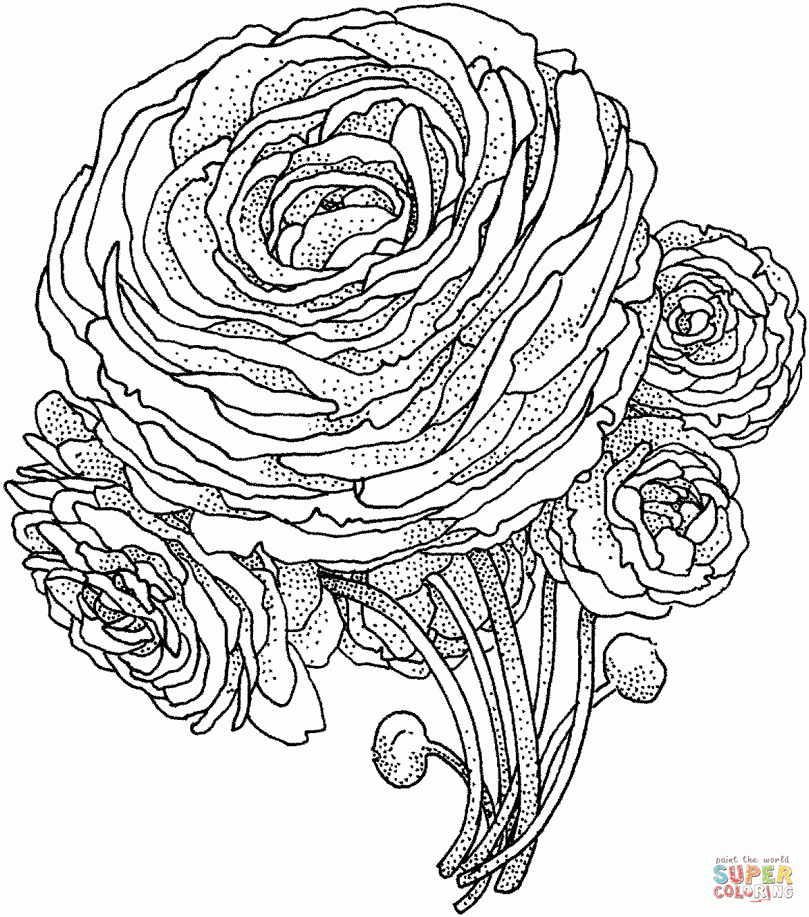 Flor colorir desenho Flor colorir desenho