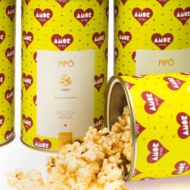 Novo sabor: pipoca de paçoca (R$ 30,00 com 140 gramas) Novo sabor: pipoca de paçoca (R$ 30,00 com 140 gramas)