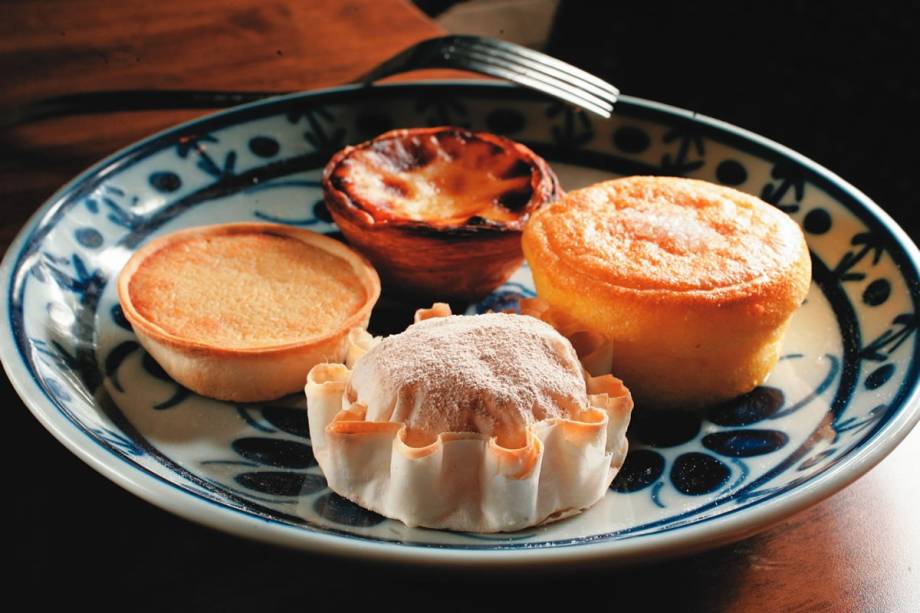 Toucinho do céu, pastéis de belém e de santa clara e papo de anjo: R$ 4,50 cada um