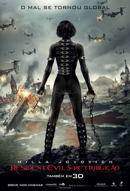 Pôster Resident Evil 5: Retribuição Pôster Resident Evil 5: Retribuição
