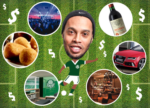 Palmeiras não aceita oferta de R$ 600 mil por Ronaldinho Gaúcho. Veja 10 coisas que você pode comprar em São Paulo com o mesmo valor