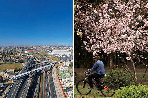 Qual imagem melhor representa a beleza de Itaquera?