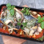 Trilha com berinjela ao sugo: op&ccedil;&atilde;o de prato principal