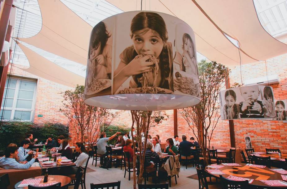 Spago: agradável salão Spago: agradável salão