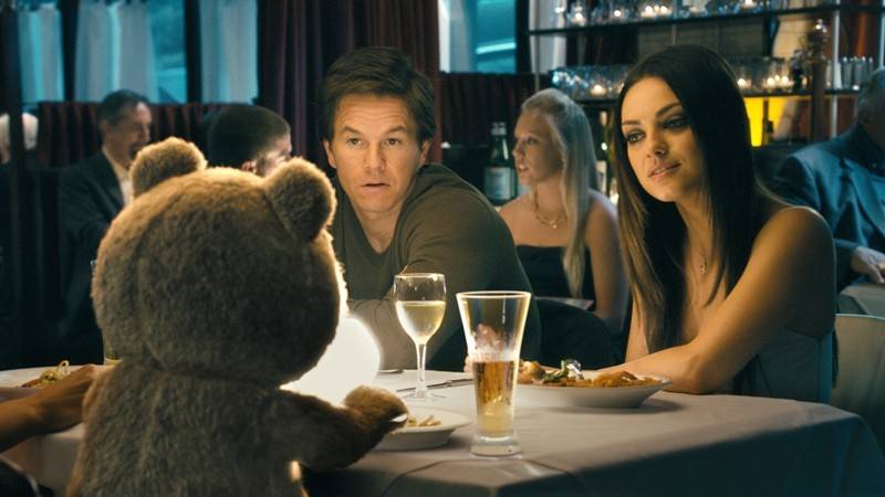 Mark Wahlberg e Mila Kunis em Ted Mark Wahlberg e Mila Kunis em Ted