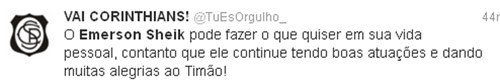 Emerson Sheik festeja vitória do Corinthians com ‘selinho’ em amigo (e provoca polêmica na web)