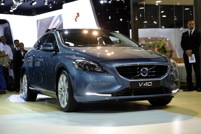 V40: a frente do hatch da Volvo