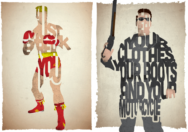 Conheça pôsteres incríveis criados com frases que marcaram o cinema