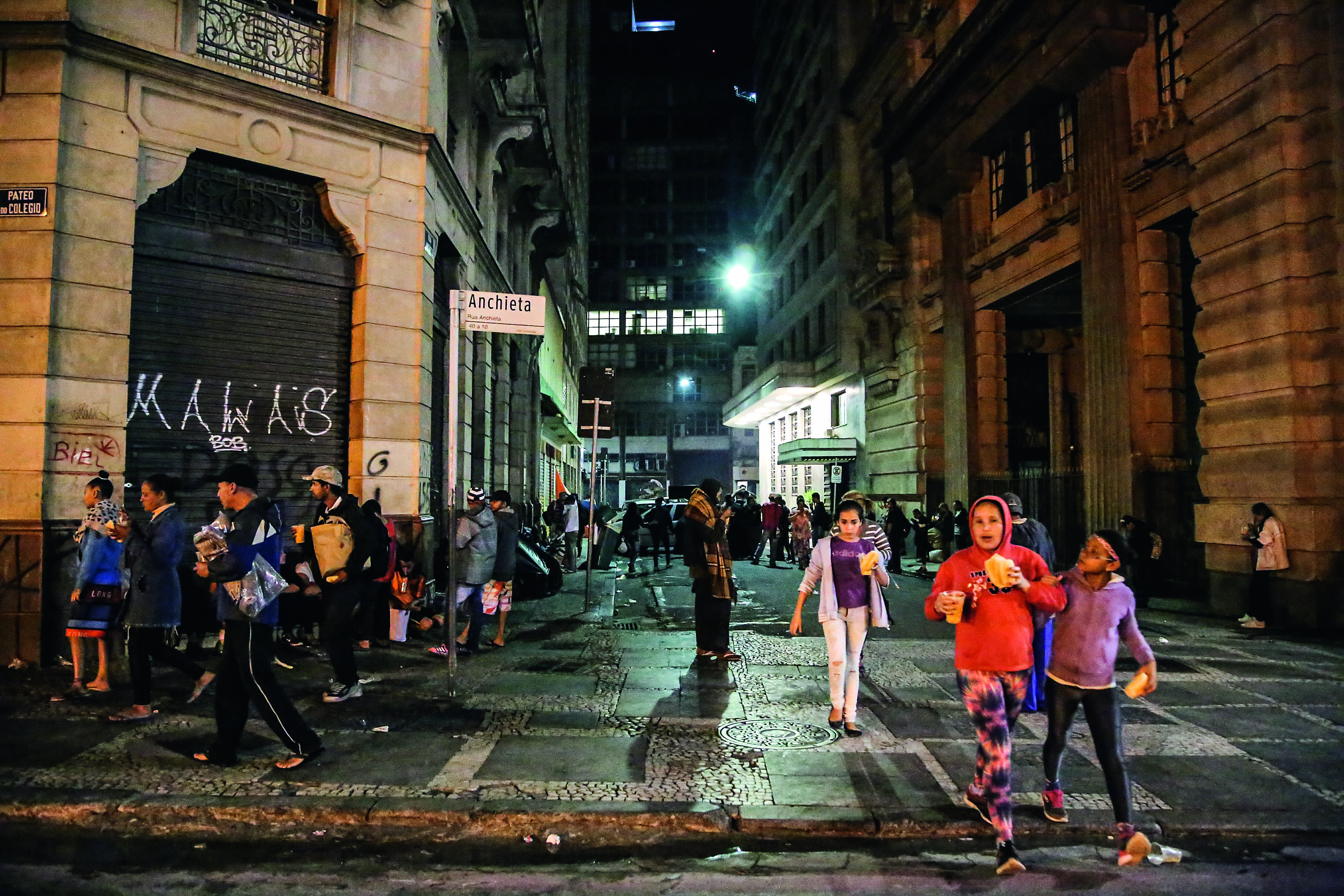 Moradores de rua em S&atilde;o Paulo