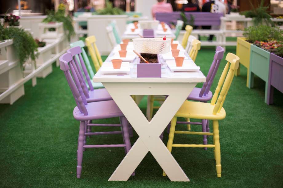 Oficina de jardinagem e brincadeiras Oficina de jardinagem e brincadeiras