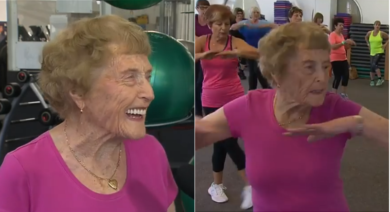 Conheça a vovó de 94 anos que coloca ‘musas fitness’ no chinelo