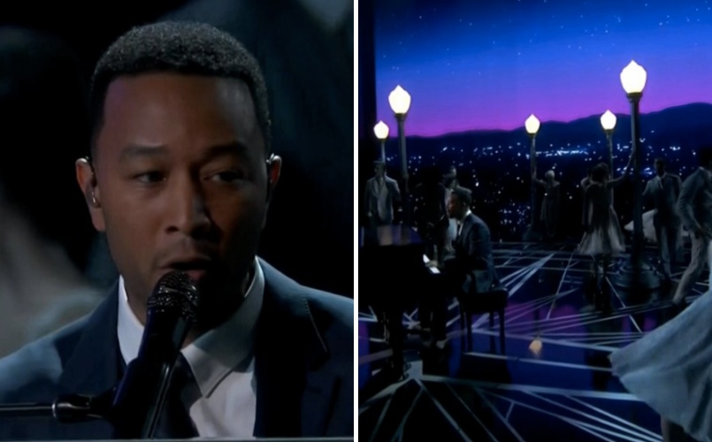 Apresentação de John Legend emociona internautas no Oscar 2017