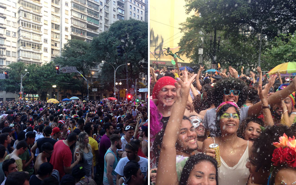 Carnaval tem encontro de bloquinhos e confusão na 13 de Maio