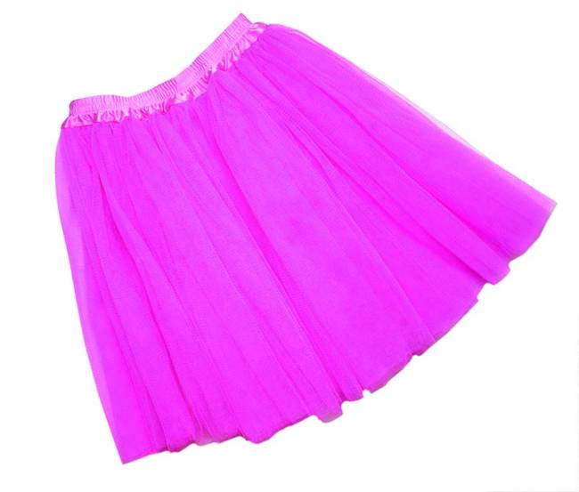 Saia de tule rosa para adultos. R$ 30,00