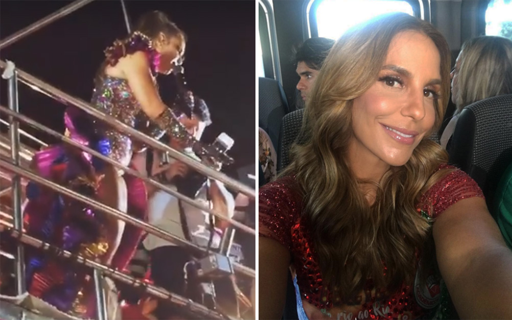 Ivete Sangalo surpreende ao distribuir algodão doce em Salvador