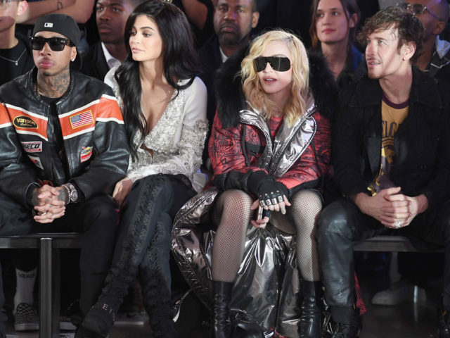 Madonna esnoba Kylie Jenner, do clã Kardashian