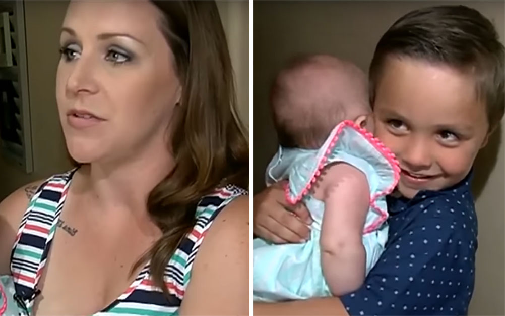 Menino de 5 anos surpreende vizinhos ao salvar a vida da mãe