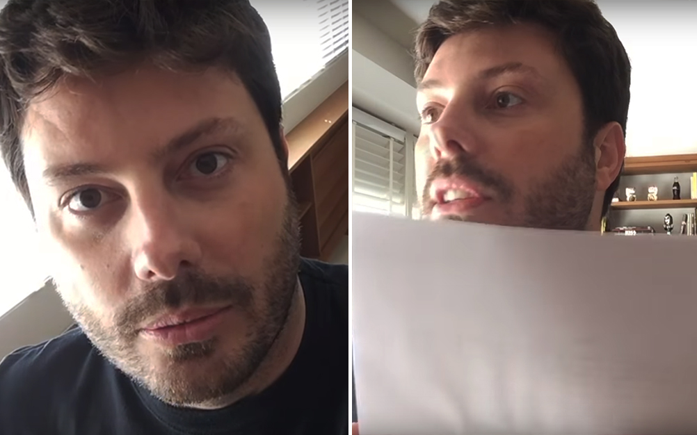 Danilo Gentili divide opiniões após publicar vídeo no Facebook
