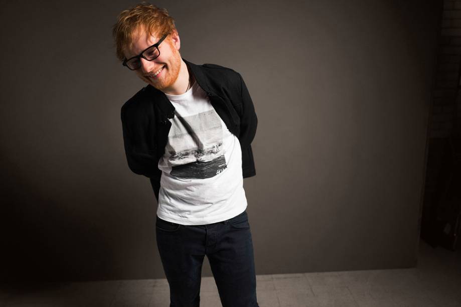 O irlandês Ed Sheeran O irlandês Ed Sheeran
