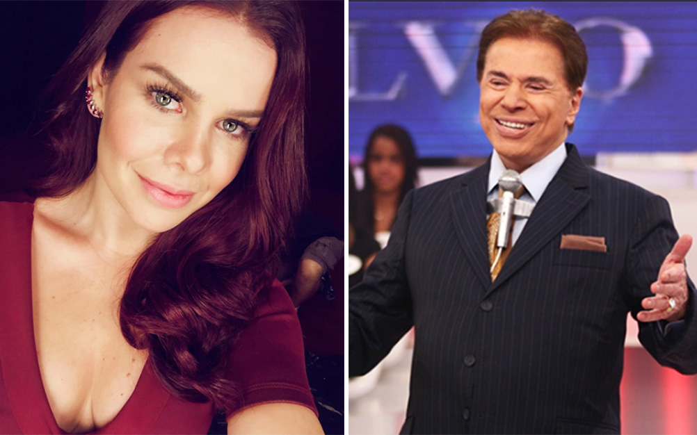 Após 20 anos, Fernanda Souza reencontra Silvio Santos no SBT
