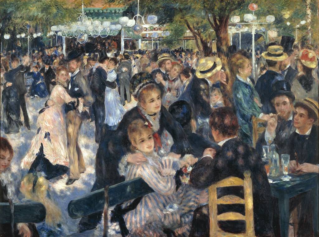 O baile no moulin de la Galette