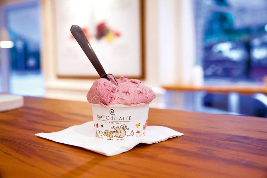 Gelato da Bacio di Latte: 10 reais o pequeno