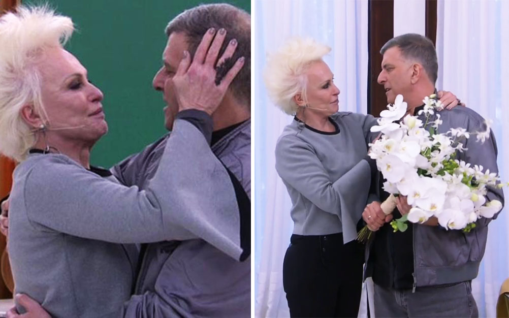 Ana Maria se emociona ao receber Jorge Fernando no “Mais Você”