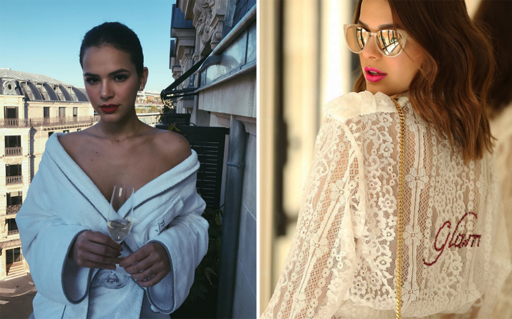 Astro pop curte fotos de Bruna Marquezine no Instagram