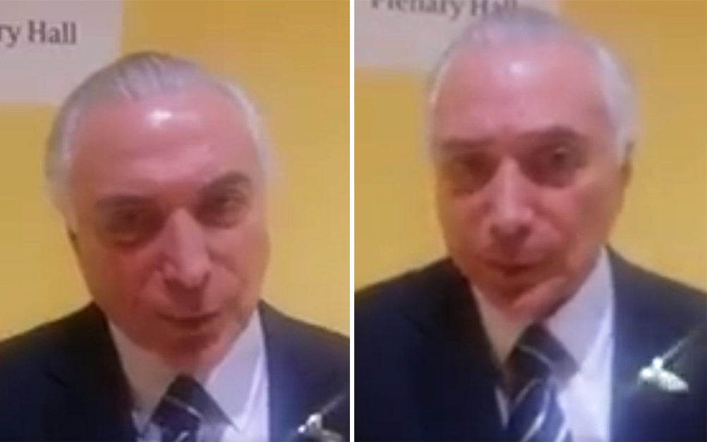 Na Alemanha, Michel Temer comete “gafe” e dá o que falar