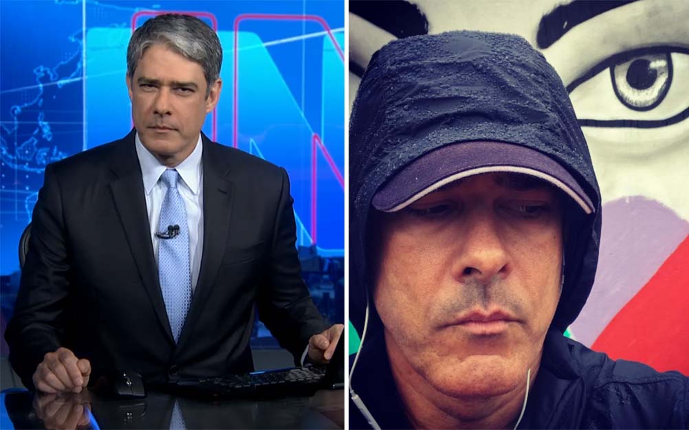 William Bonner publica foto com namorada a ganha apoio de fãs