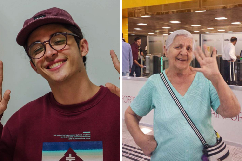 Jovem chama atenção no Facebook ao homenagear avó com Alzheimer