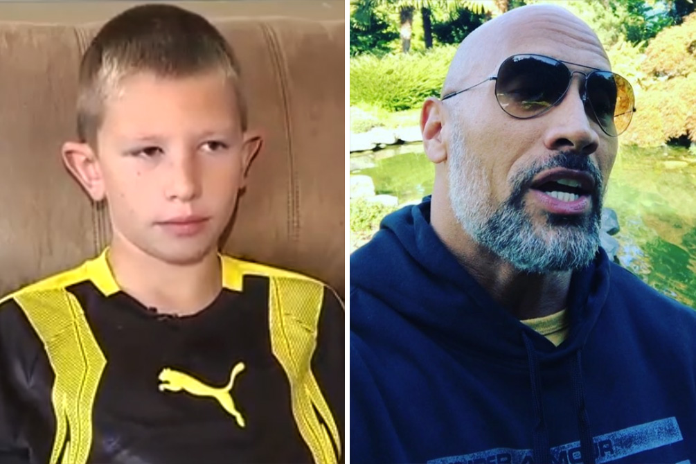 Menino salva vida após assistir a filme com Dwayne Johnson