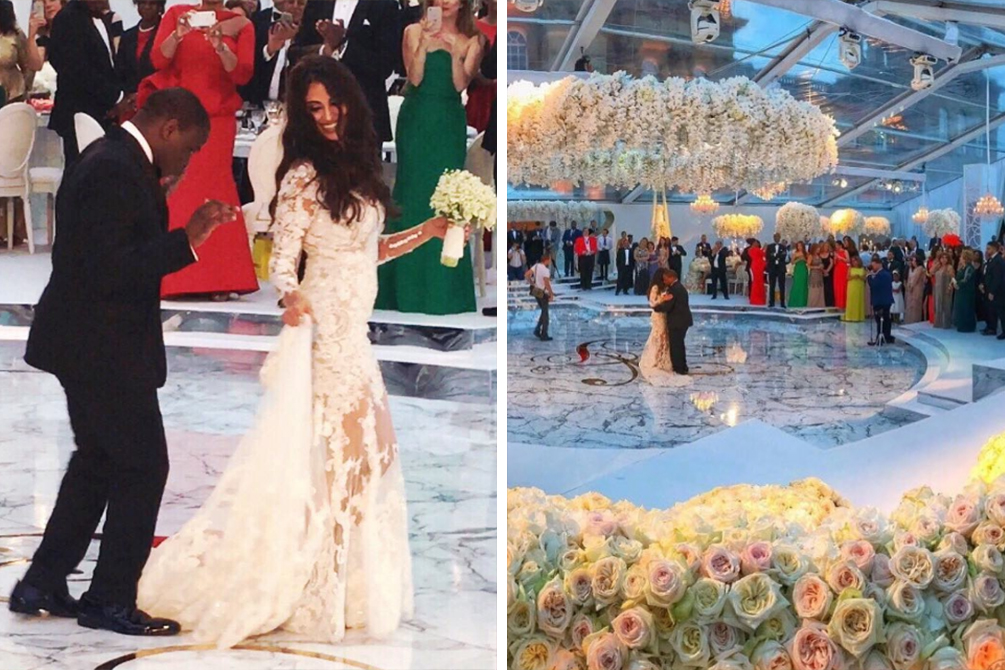 O luxuoso casamento deste casal custou 6,3 milhões de dólares