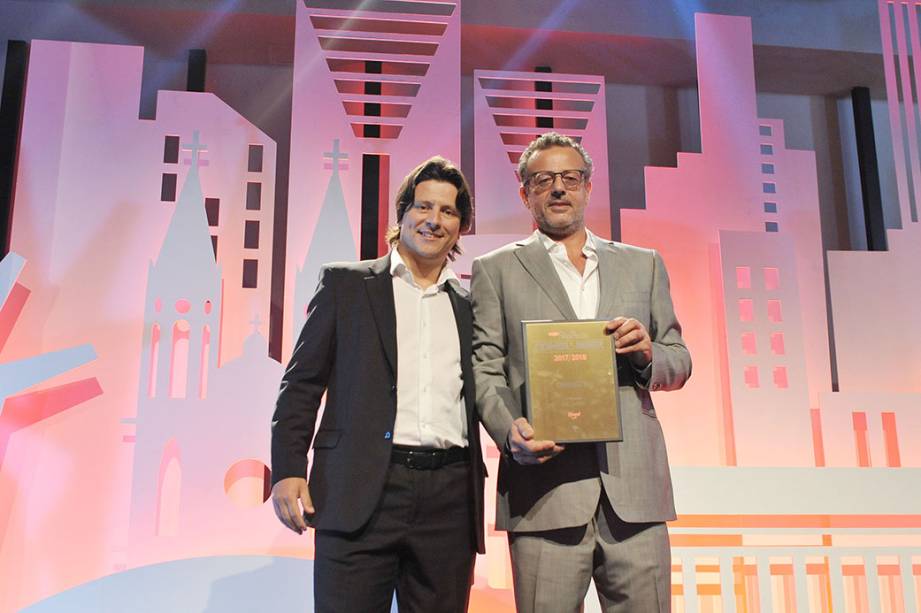 Carlos Moysés, CEO do iFood, e Paulo Zegaib, do Dinho’s Carlos Moysés, CEO do iFood, e Paulo Zegaib, do Dinho’s