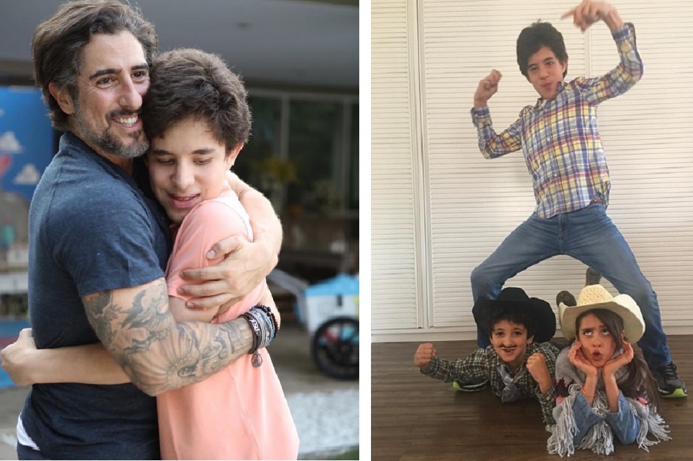 Marcos Mion homenageia filho autista com mensagem carinhosa
