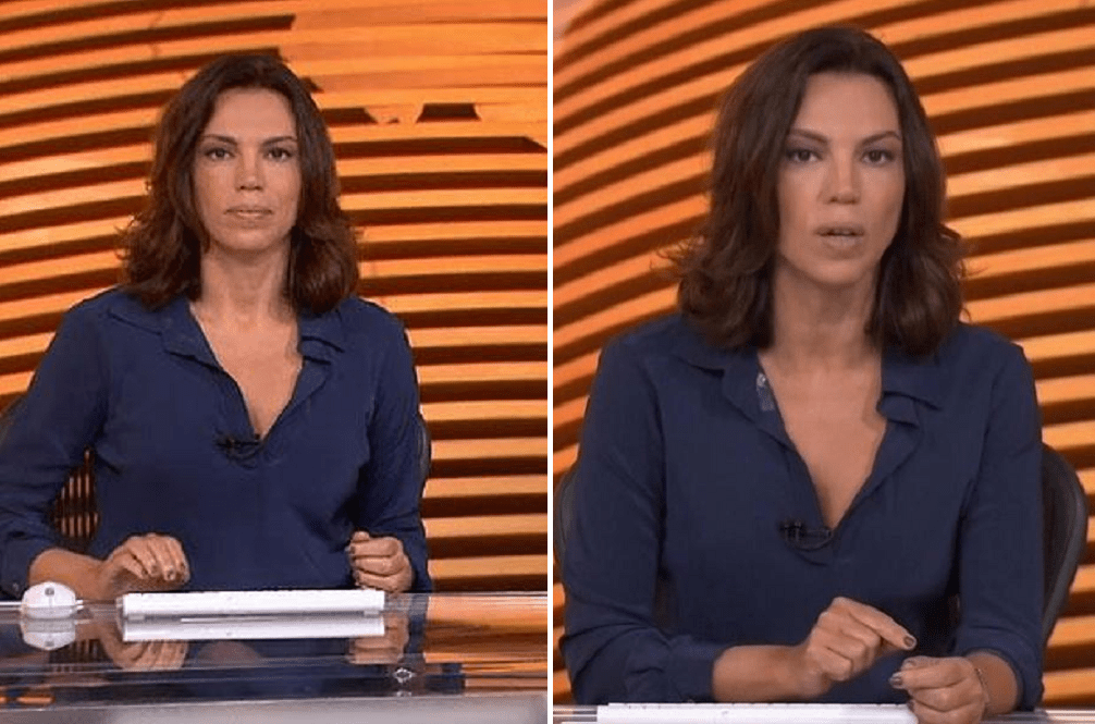 ana paula araújo na bancada do bom dia brasil