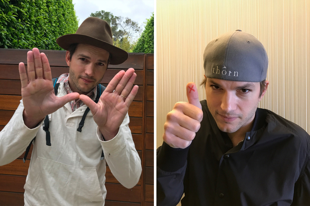Ashton Kutcher revela por que não compartilha fotos dos filhos