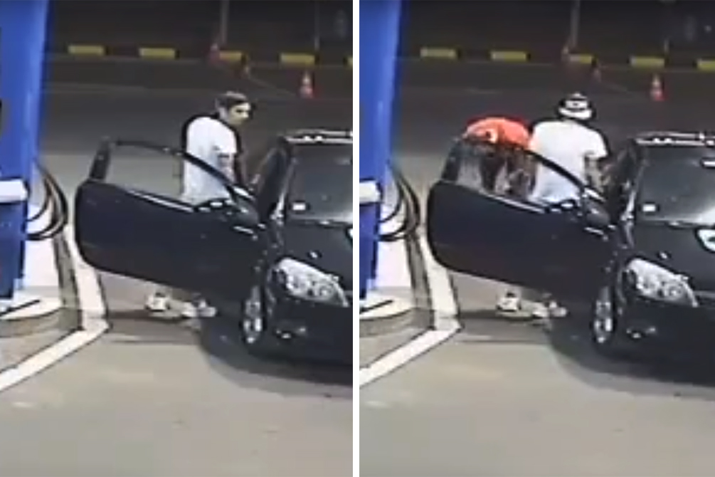 Cliente não para de fumar em posto e funcionário toma atitude