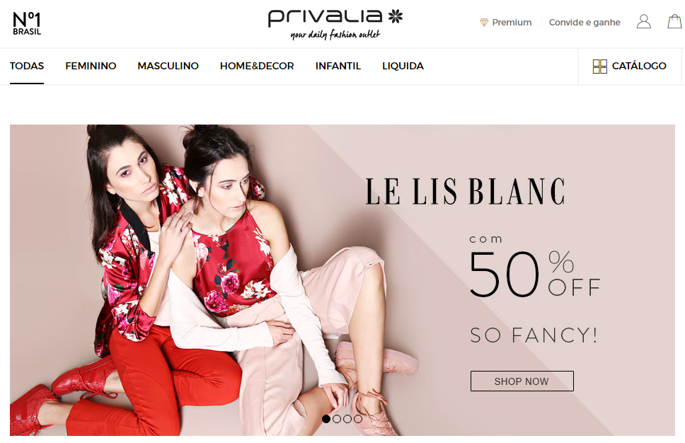 Privalia: o outlet on-line multimarcas com descontos de até 70%
