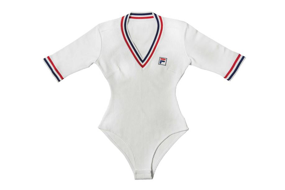 Body de tricô de viscose com Lycra, R$ 478,00. Fila. Body de tricô de viscose com Lycra, R$ 478,00. Fila.