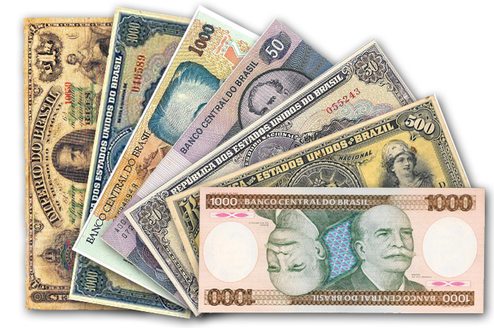 A evolução da moeda brasileira