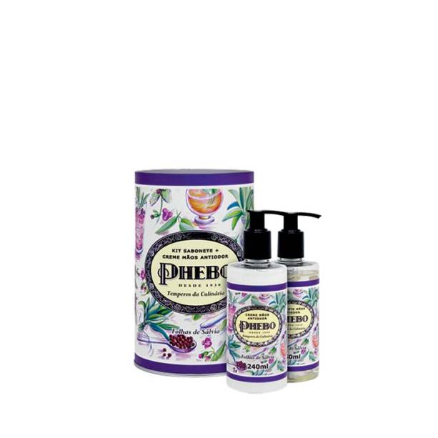 Kit com sabonete líquido e creme para as mãos que tiram da pele o odor dos alimentos, R$ 64,00. Phebo. Kit com sabonete líquido e creme para as mãos que tiram da pele o odor dos alimentos, R$ 64,00. Phebo.