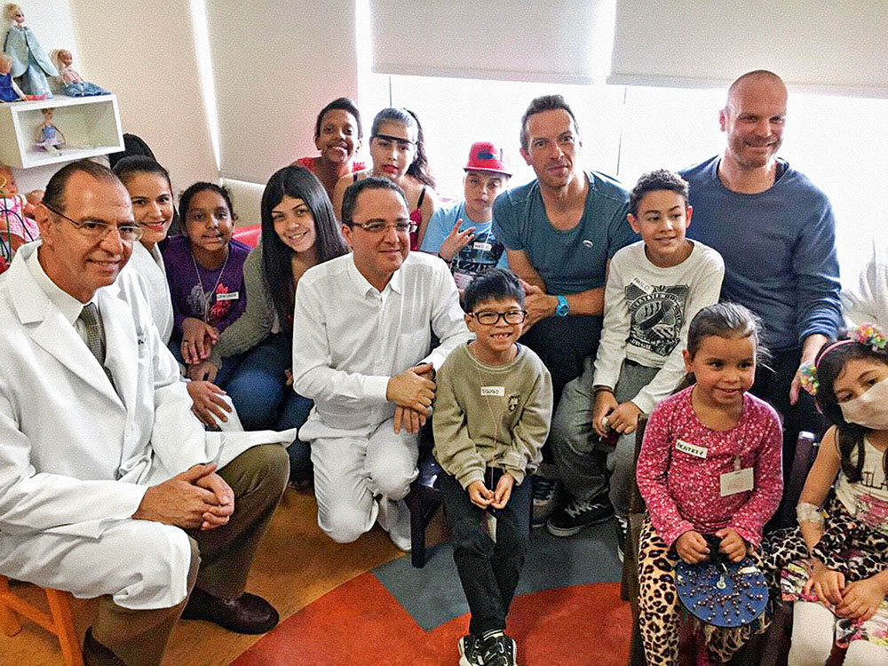 Coldplay hospital