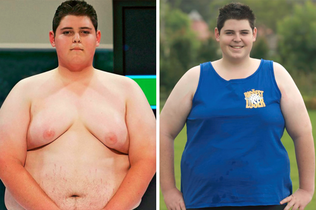 Vencedor de reality show de perda de peso mostra “antes e depois”