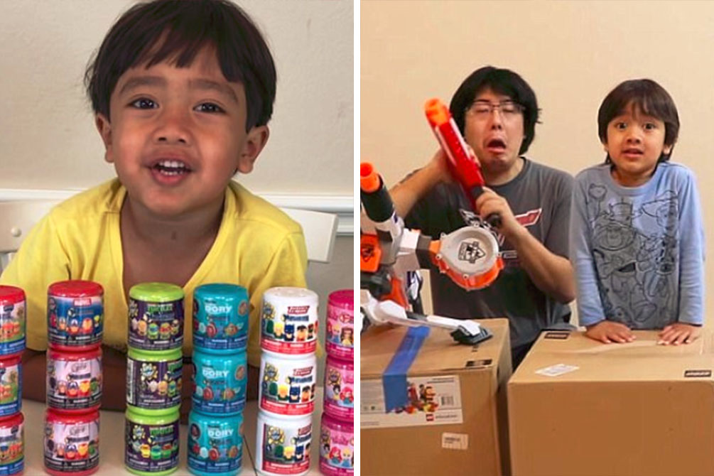 Menino de 6 anos ganha 11 milhões de dólares com canal no YouTube