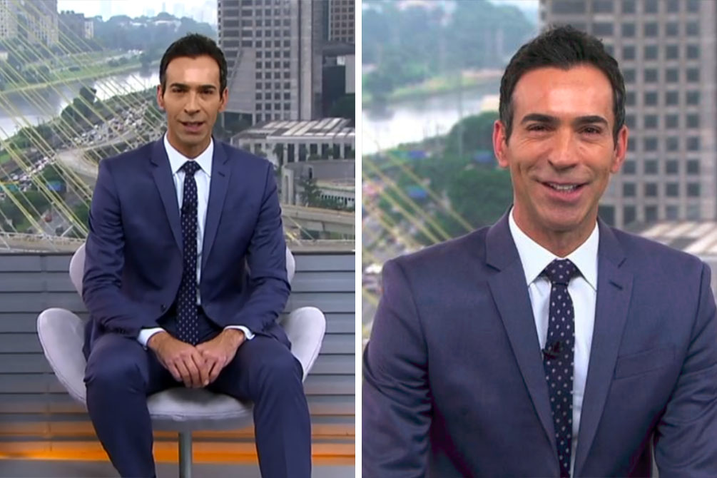 César Tralli se despede de maneira inesperada no “SPTV”