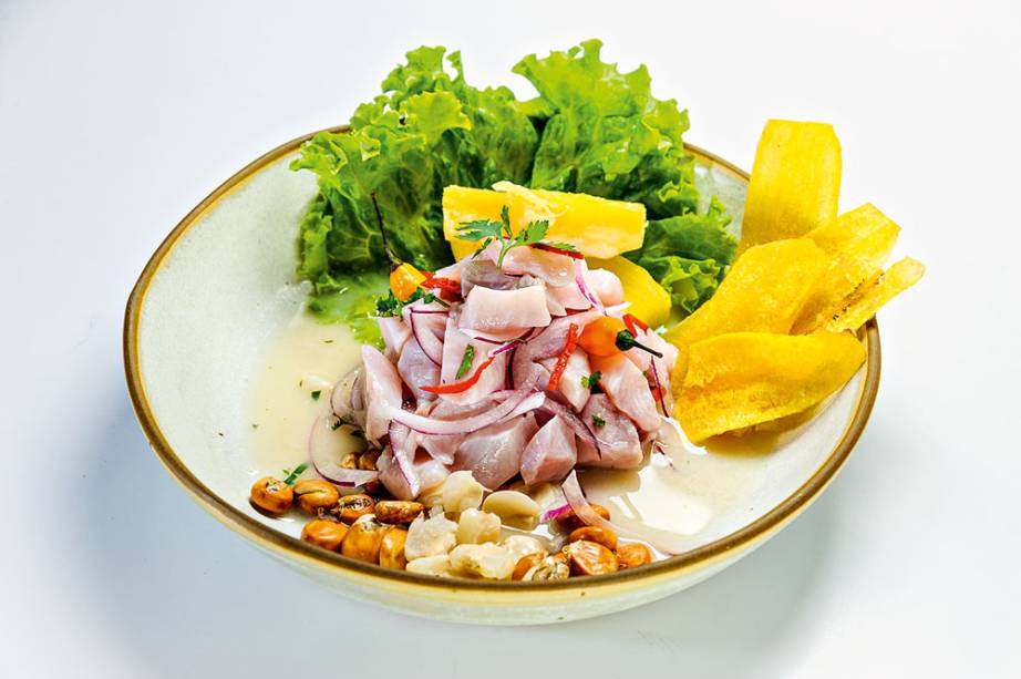 Ceviche de pescada-amarela: por R$ 38,00 no Pisco