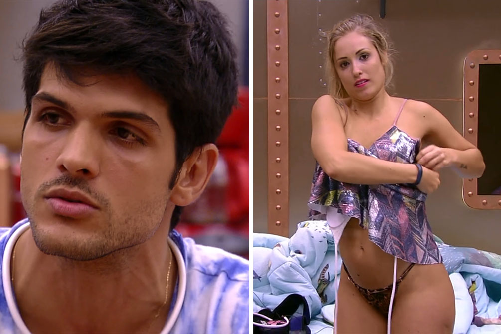 Lucas manda recado ao desabafar com Breno sobre noiva no “BBB18”